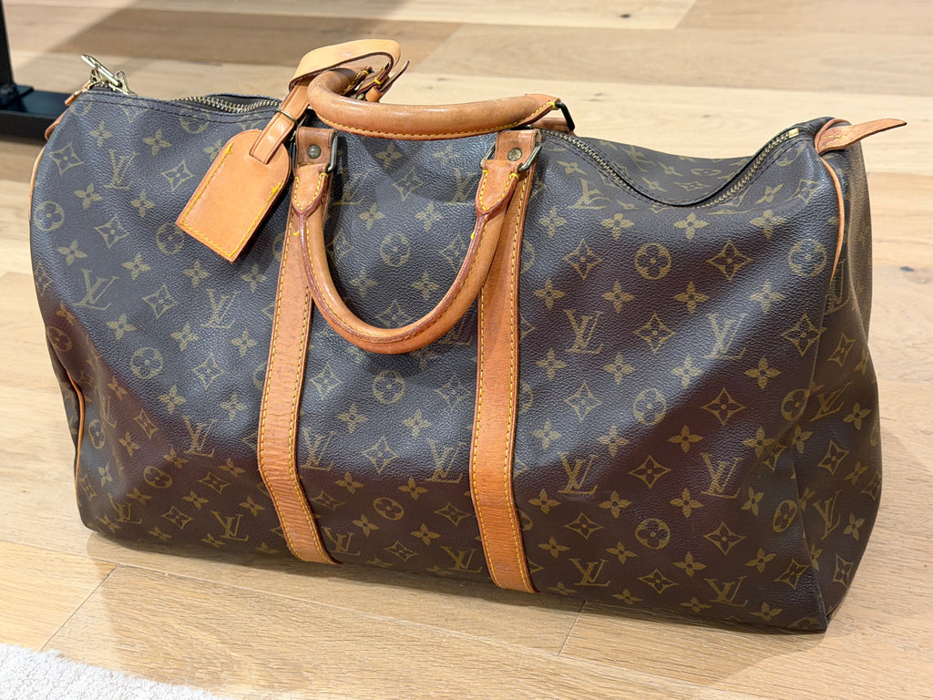 Vintage December 1990 Louis Vuitton Keepall 50