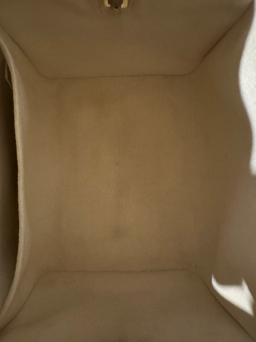 Louis Vuitton Speedy Cube White Leather Damier Facette