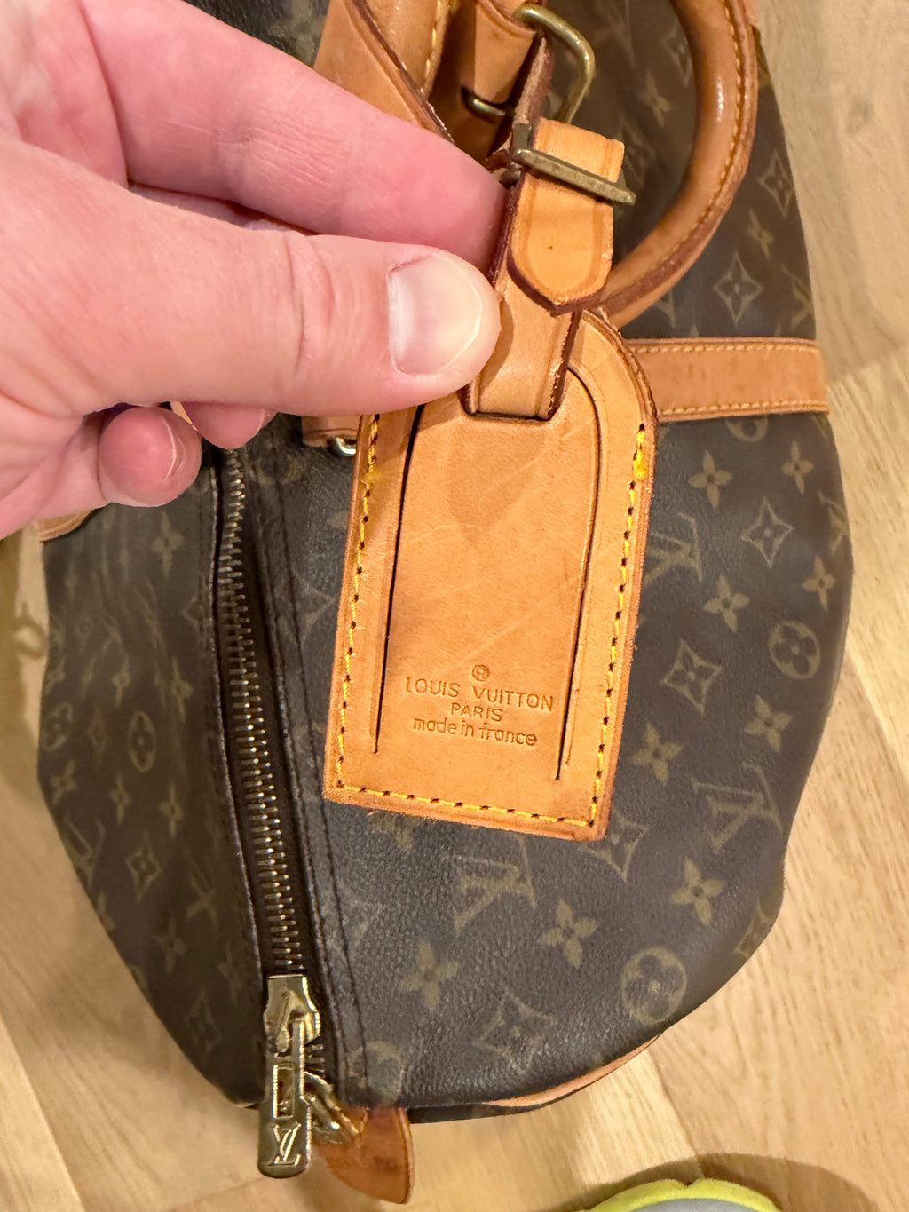Vintage December 1990 Louis Vuitton Keepall 50