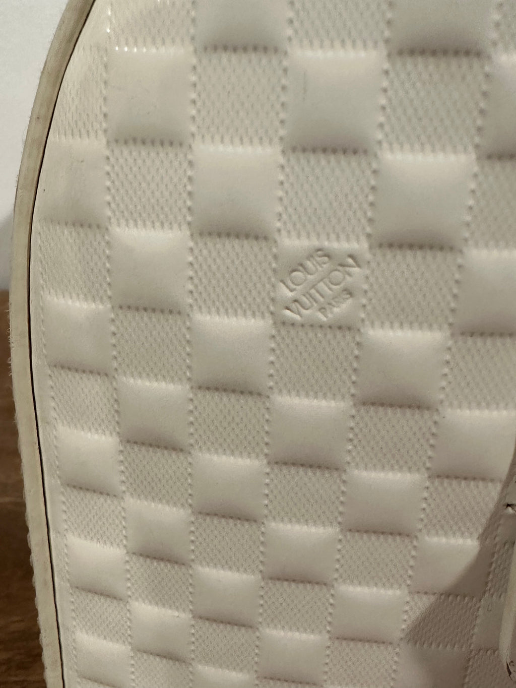 Louis Vuitton Speedy Cube White Leather Damier Facette