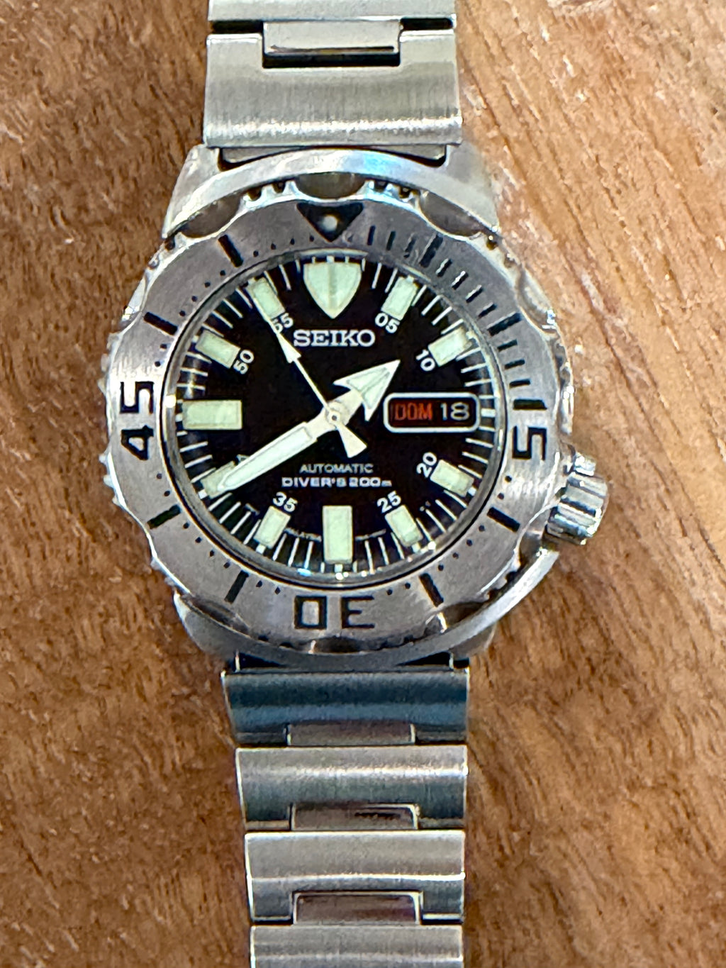 Seiko SKXA43 Rare Malaysia Mov’t model,  6 O’clock Dial Text