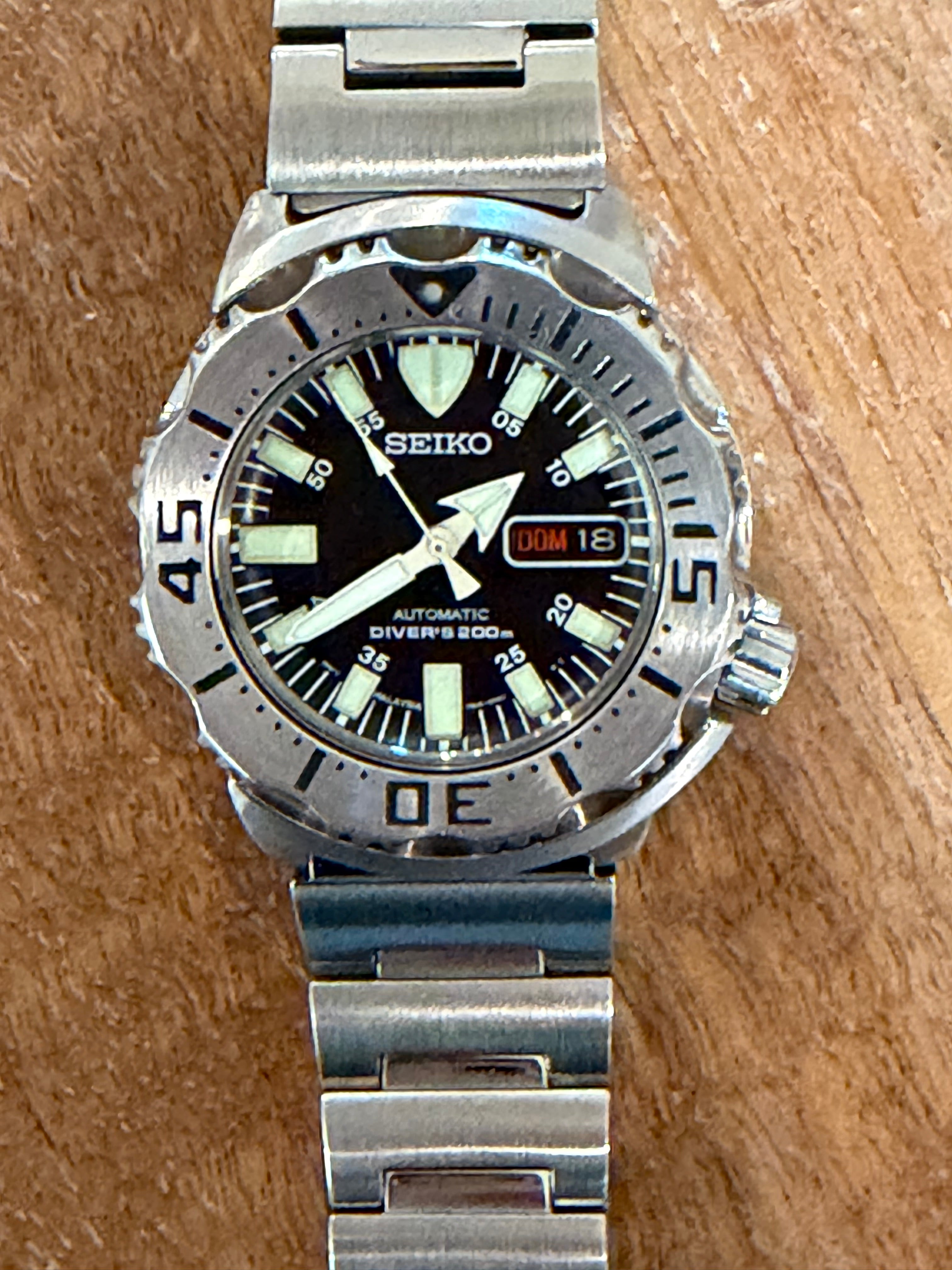 Seiko SKXA43 Rare Malaysia Mov’t model,  6 O’clock Dial Text