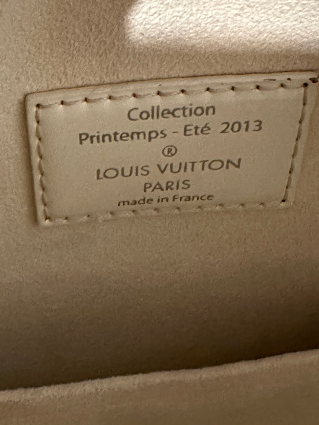 Louis Vuitton Speedy Cube White Leather Damier Facette