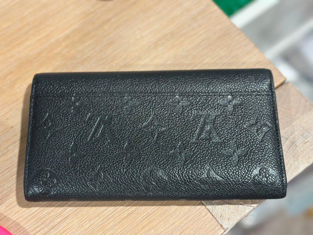 Louis Vuitton Monogram Empreinte Portefeuille Sarah Bifold Wallet