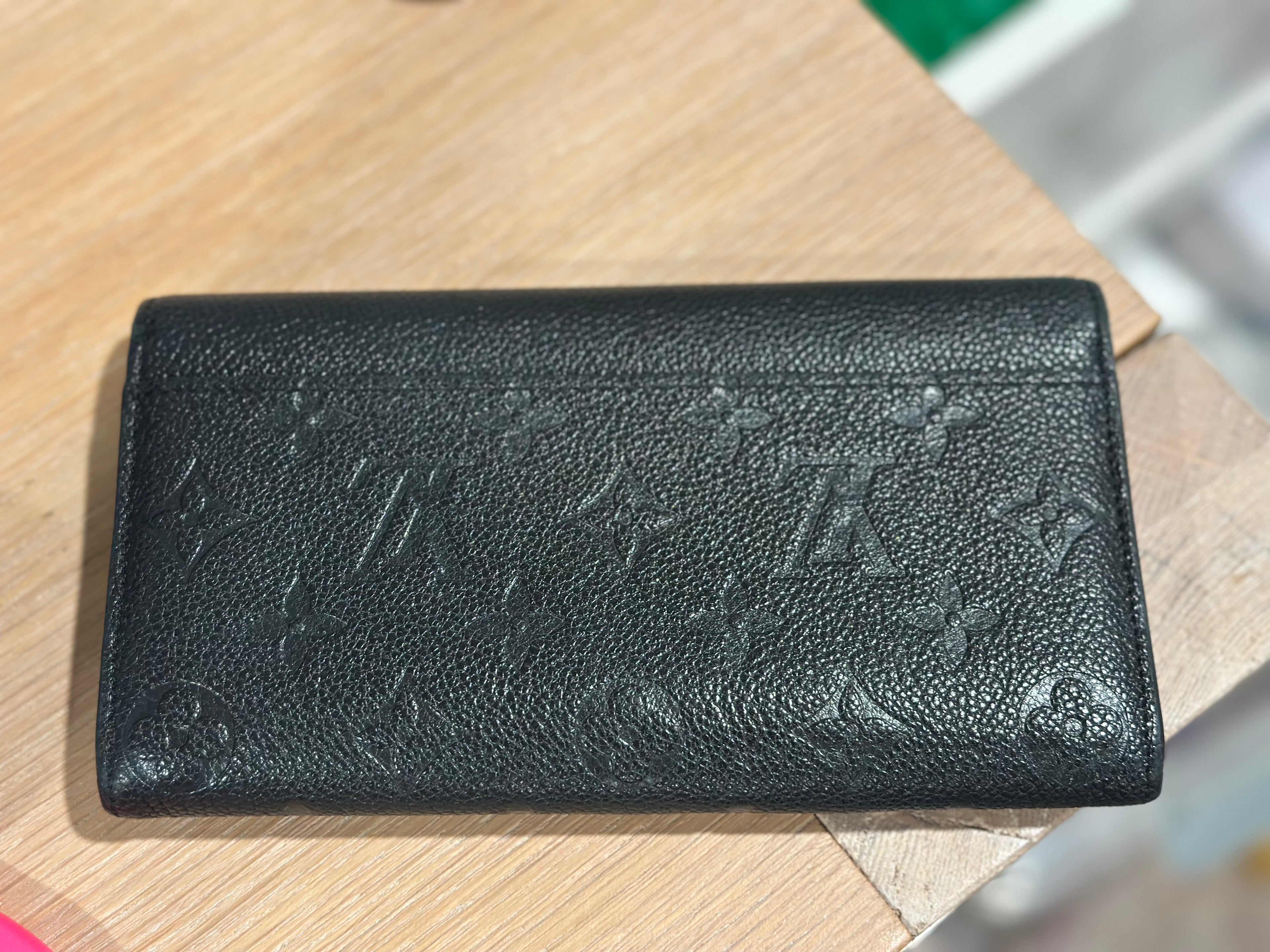 Louis Vuitton Monogram Empreinte Portefeuille Sarah Bifold Wallet
